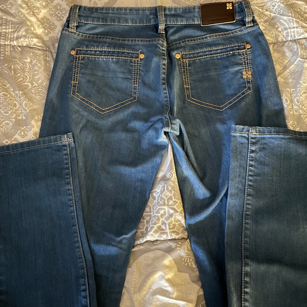 BCBG Max Azria Jeans Womens Size 29 Mia Pant Mid Rise Denim medium blue